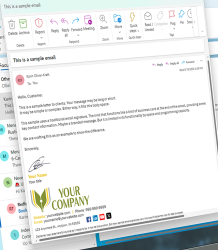 Sample Trad Email Sig on computer-cr2